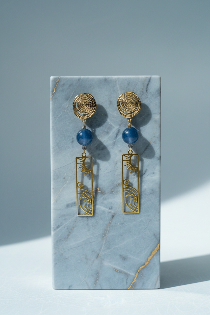 Mar Profundo Earrings