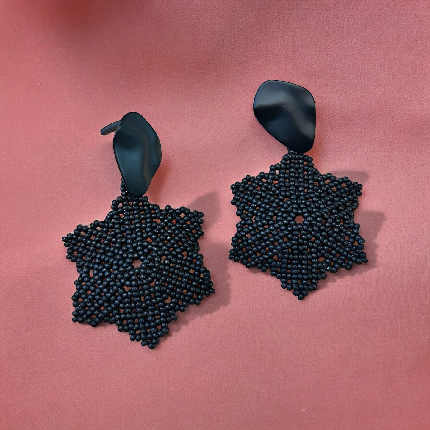 Rosita’S Beaded Earrings Flowers.
