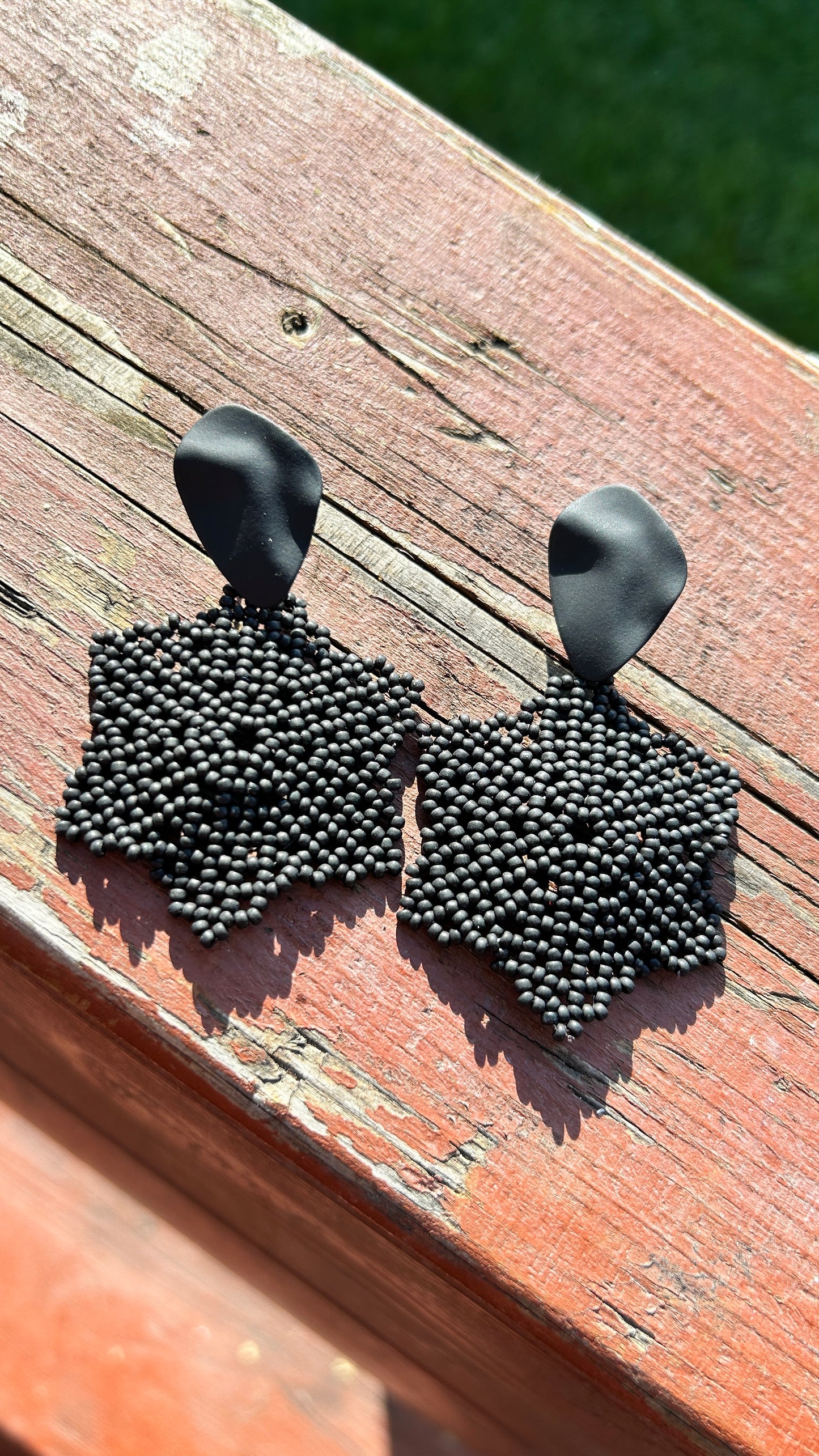 Rosita’S Beaded Earrings Flowers.
