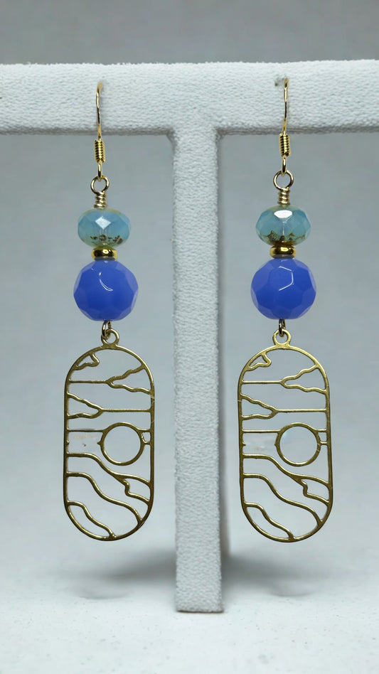 Azure Horizon Earrings