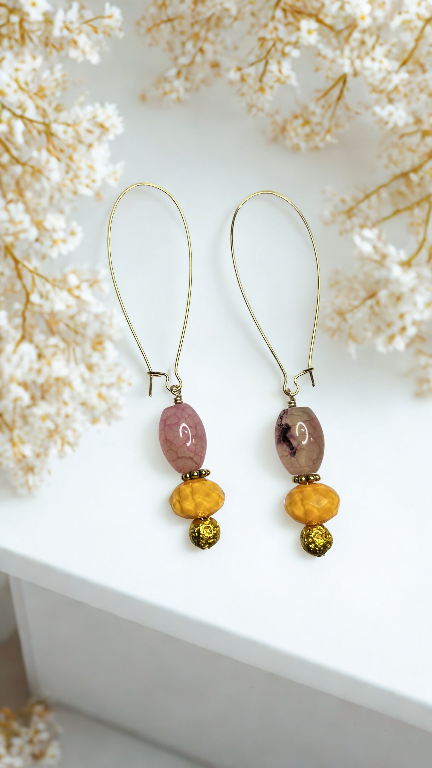 Sunset Bloom Earrings.