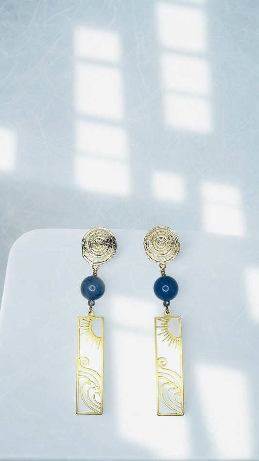 Mar Profundo Earrings
