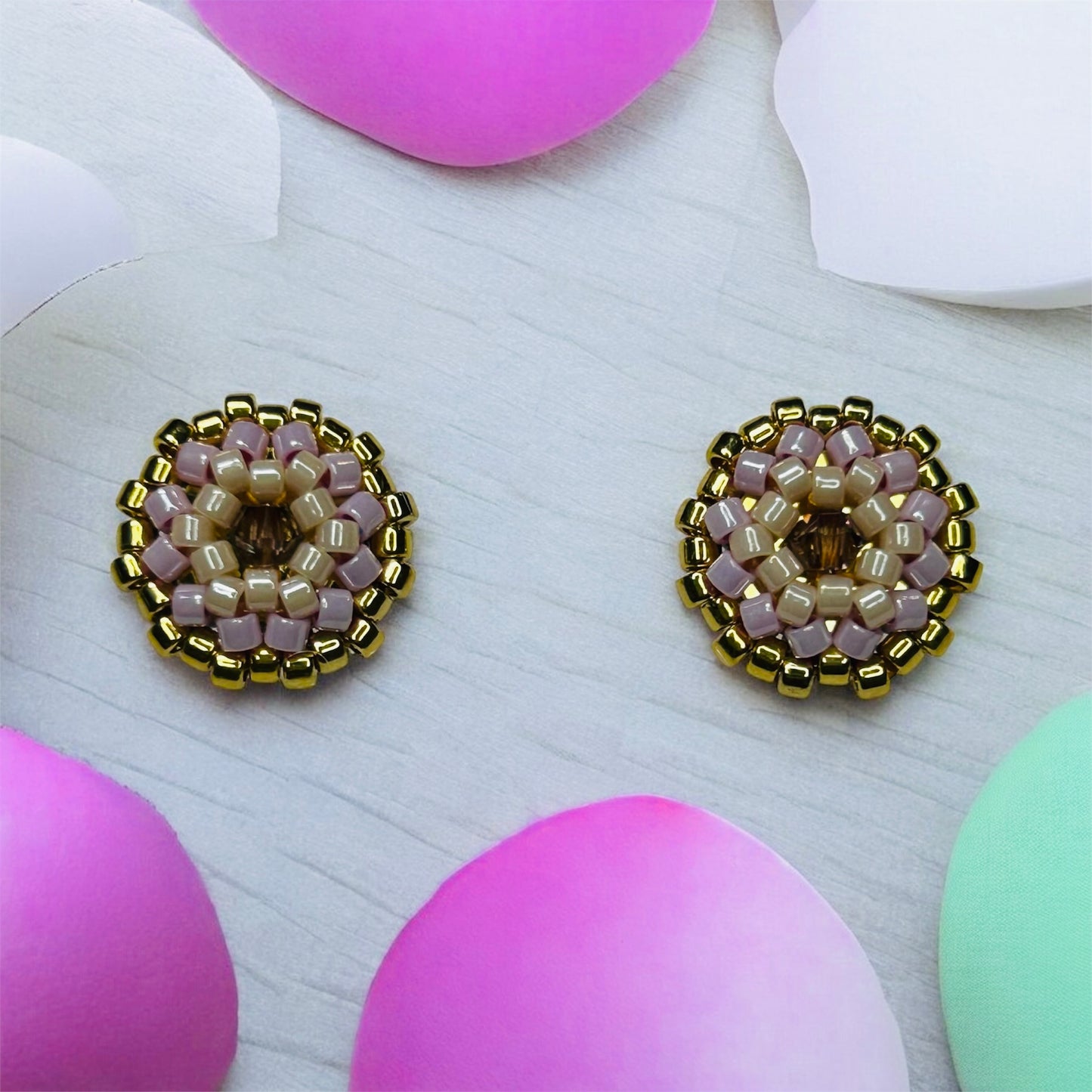 Golden Aura Studs BOTONCITOS