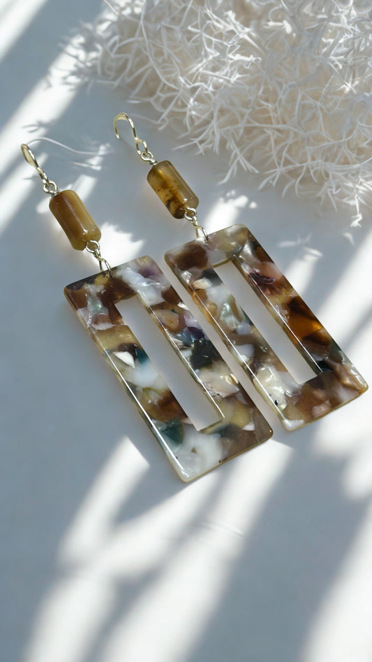 Luma Frame Earrings.