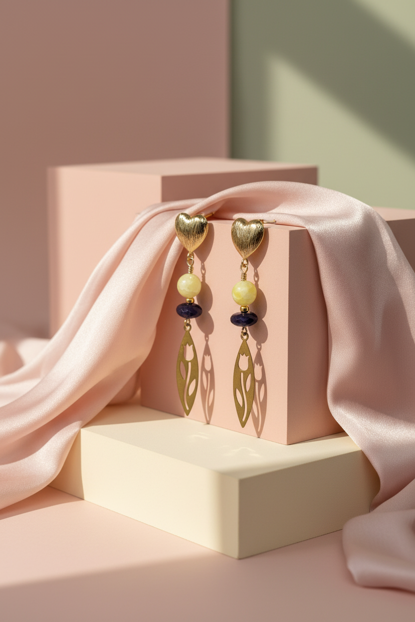 Golden Devotion Earrings