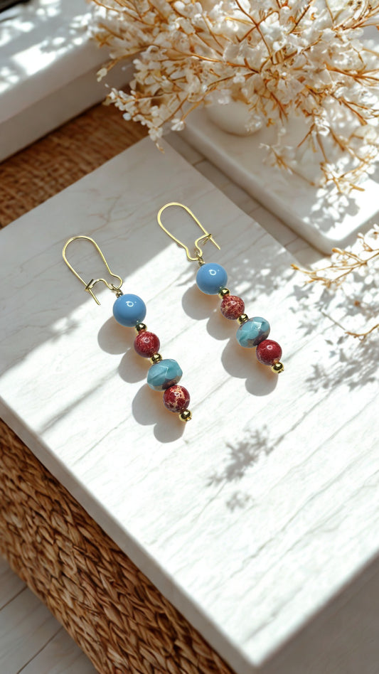 Coral Sky Earrings