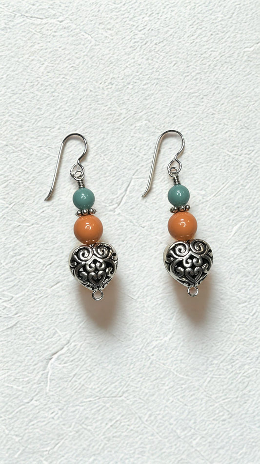 Coral Breeze Earrings