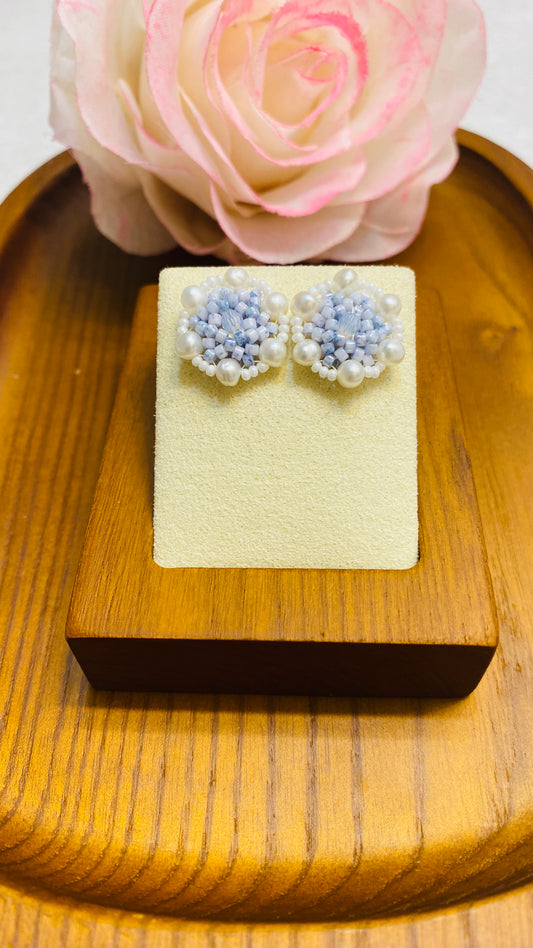 Palomita'S Stud Seed Bead Earrings